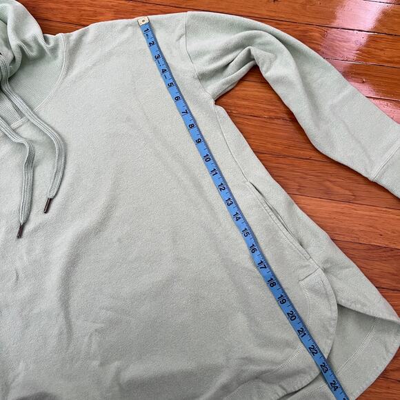 Sweaty Betty Mock Neck Fleece Hoodie Mint Green Size 4 / 6 (Small) - Picture 14 of 15